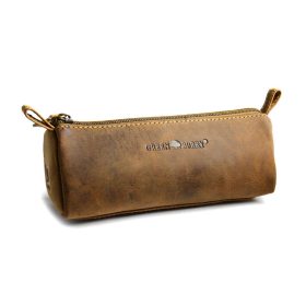 Bőr tolltartó háromszög Greenburry prémium