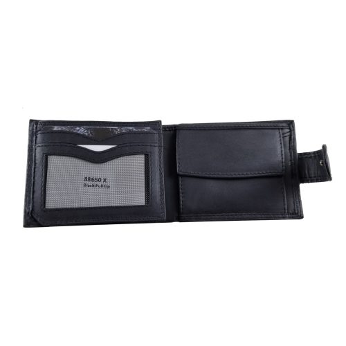 Férfi bőr pénztárca Always Wild kisméretű minimalista csatos barna