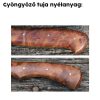 Vadászkés Farkas Bertalan modell 03 bőr tokkal gyöngyöző tuja nyéllel
